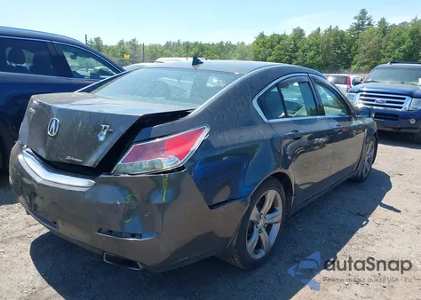 2012 Acura Tl из США, поврежденный, VIN 19UUA9F27CA008625